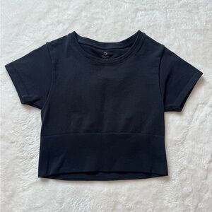 Aerie Black Short Sleeve Tee